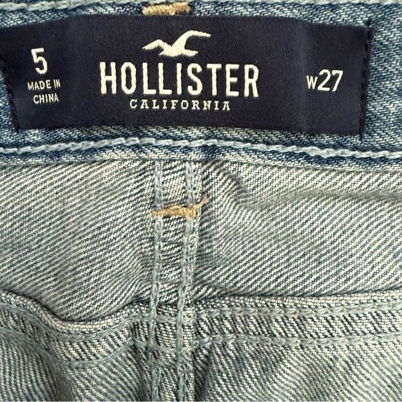 Hollister Women’s Light Blue Denim Mini Skirt Women’s Size 5 - Picture 5 of 12